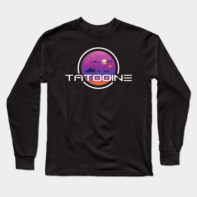 Tatooine Long Sleeve T-Shirt by innergeekboutique